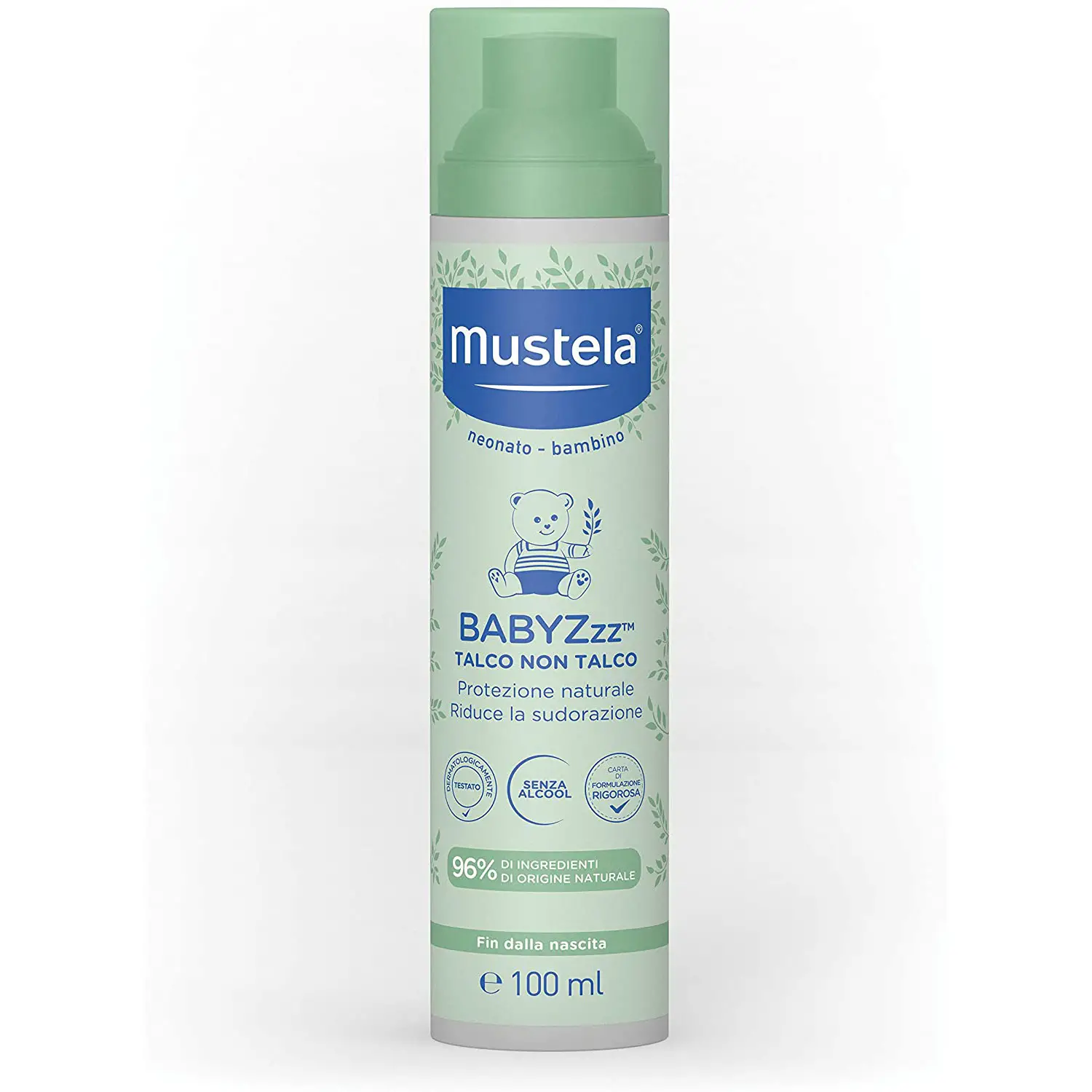 Mustela Babyzzz Talco non Talco Lozione 100ml – Protezione contro le Zanzare