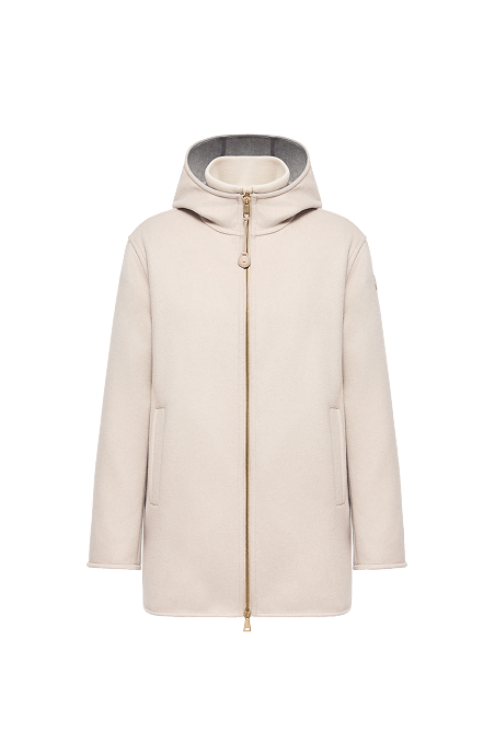 Piumino Hemiptere 3 in 1 in lana e cashmere con cappuccio