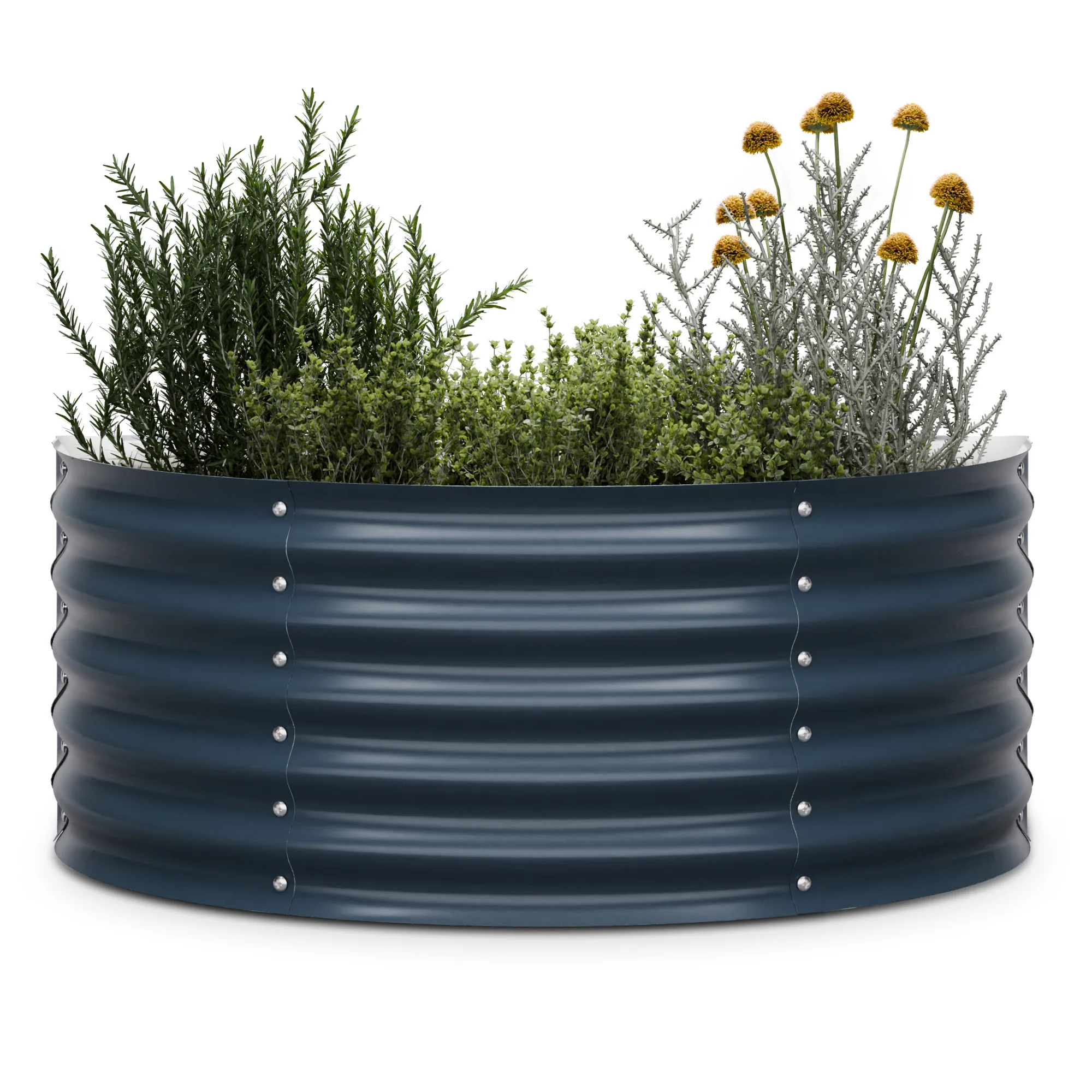 Curvbox 105x60x43 cm Fioriere rialzate Antracite