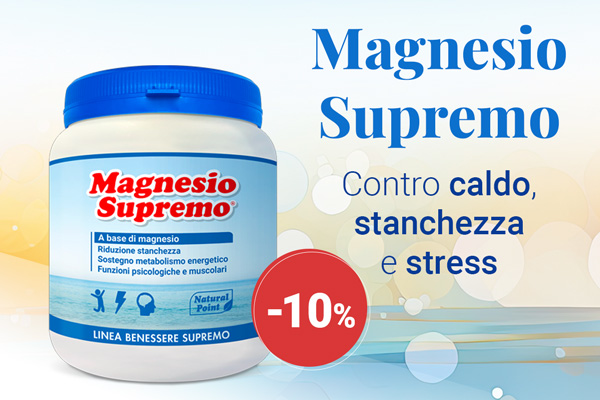 Sconto 10% sul Magnesio Supremo