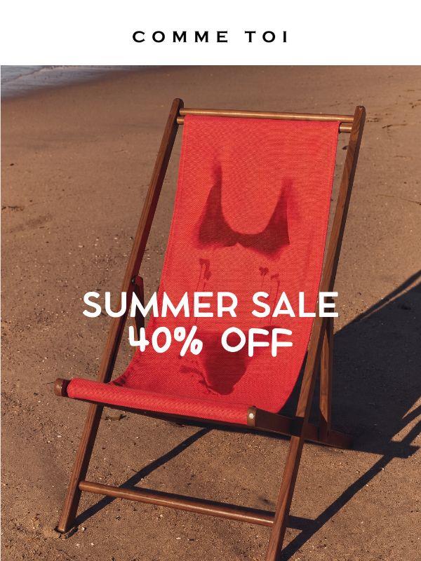 40% OFF //Toc toc... i saldi continuano!