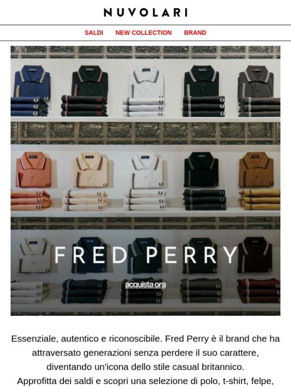 IL TUO NUOVO LOOK? FRED PERRY!