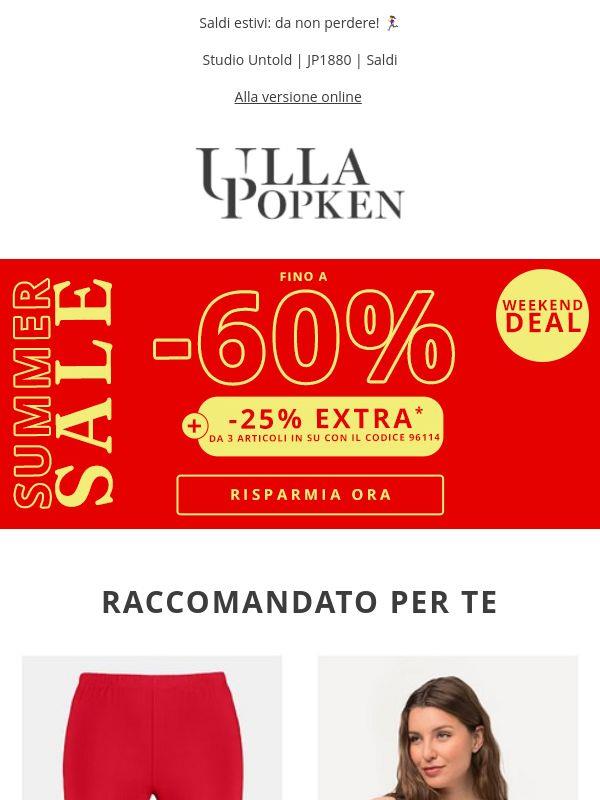 Sta per finire: -60% & -25% EXTRA a partire da 3 articoli ⚡