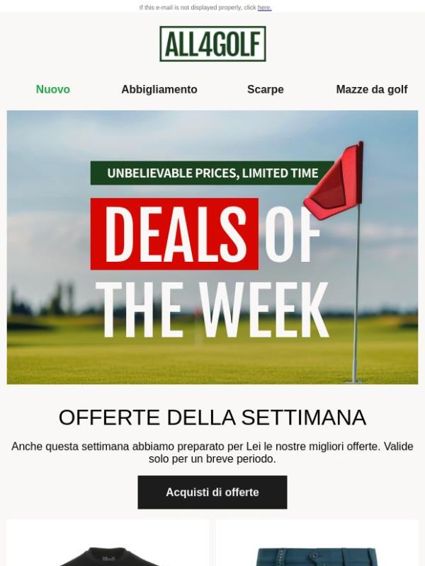 Le nuove offerte della settimana sono arrivate