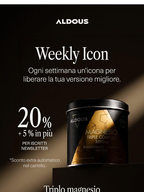 Weekly Icon: un essenziale al -25%