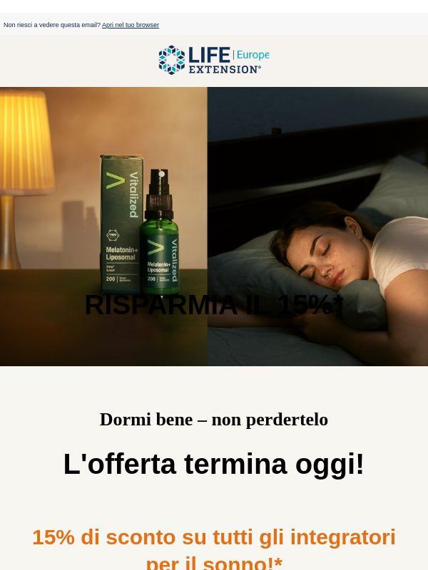 La grande offerta scade oggi: Prodotti per il sonno