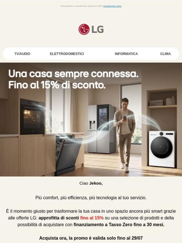 Rendi la tua casa smart risparmiando fino al 15%
