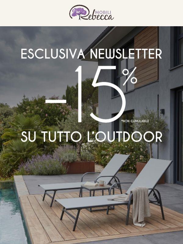 Saldi Outdoor: -15% esclusivo per te ☀️