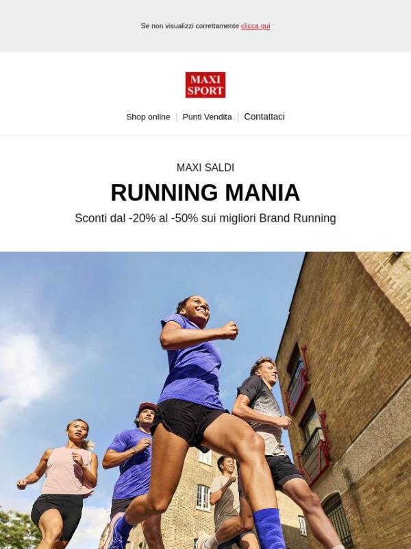 🏃‍♂️ Maxi Saldi Running: fino al -50% sui top brand!