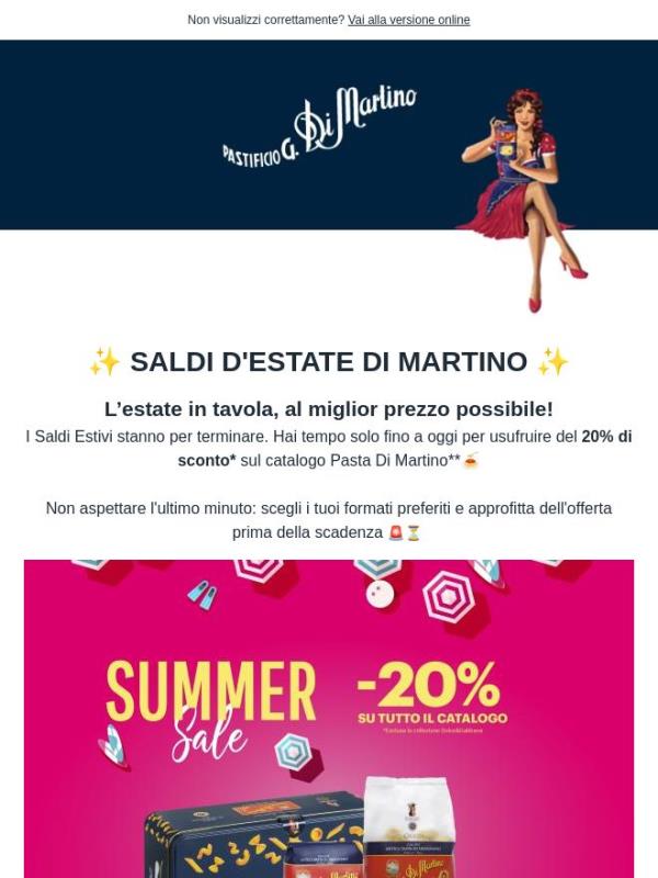 -20% su tutto il catalogo Di Martino! 💥