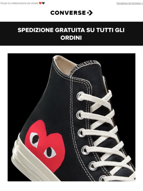👀❤️Converse x PLAY Comme des Garçons