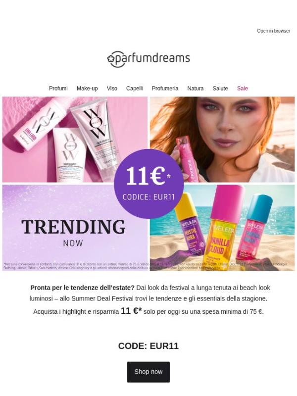 Acquista i trend & risparmia 11 € 🔥