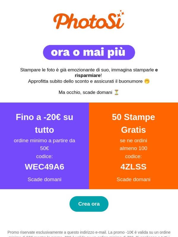 Scade domani ⏳