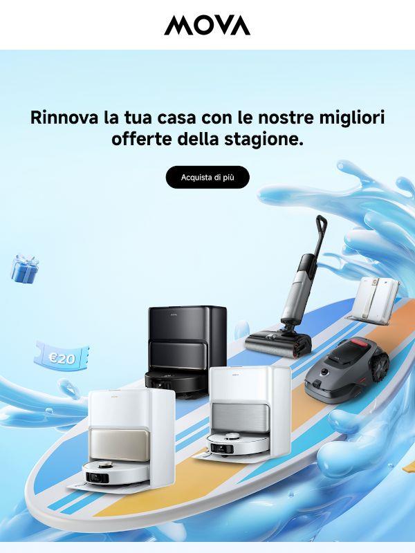 🏖️Rilassati: lascia che i dispositivi smart MOVA si occupino delle faccende estive.