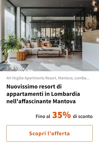 Nuovissimo resort di appartamenti in Lombardia nell'affascinante Mantova