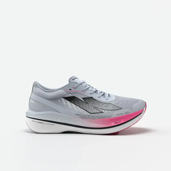 KIPRUN Scarpe running uomo Kipstorm Challenger con piastra in carbonio blu-rosa