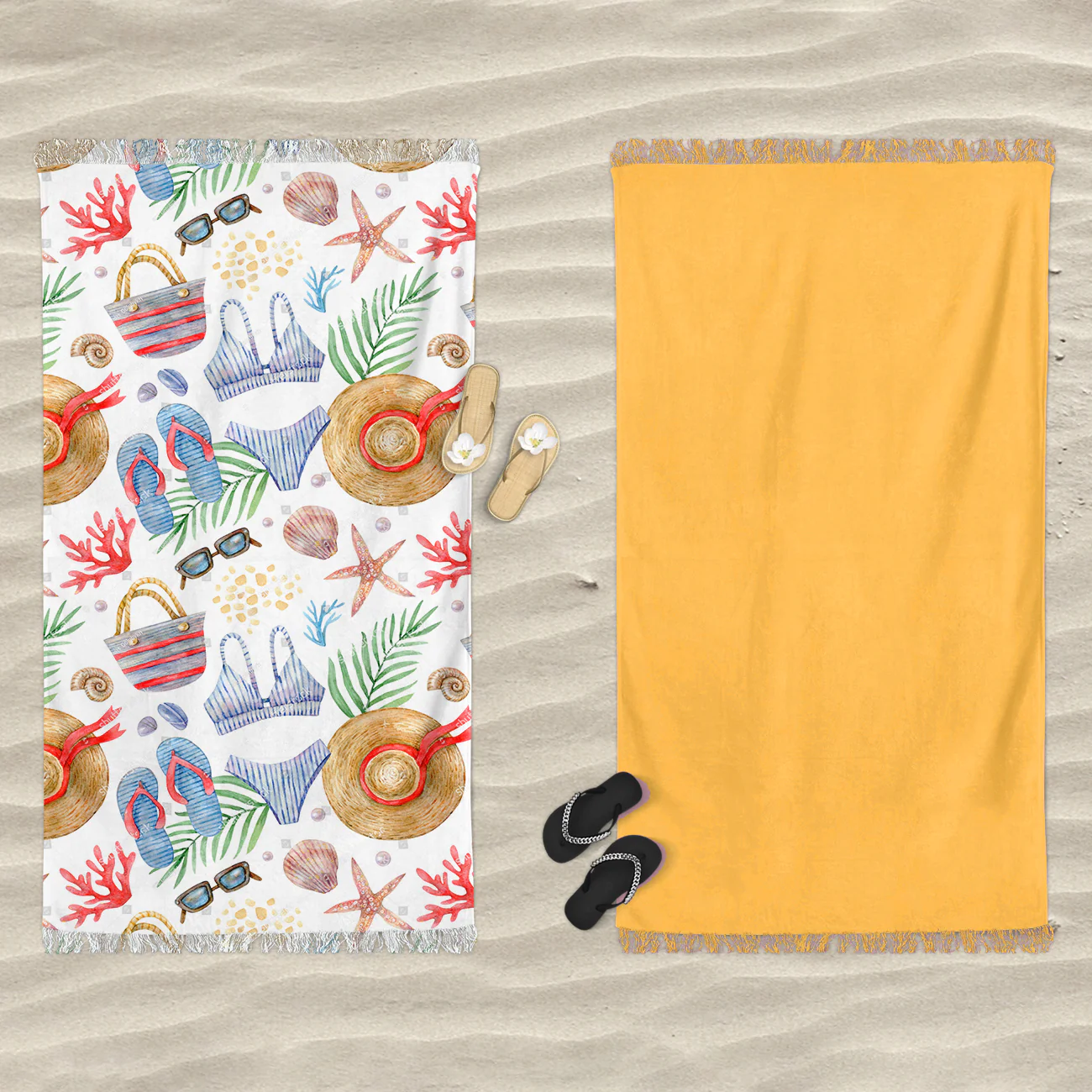 Image of Telo Mare in Microspugna <br>Stampa Doubleface - <b>Holiday
