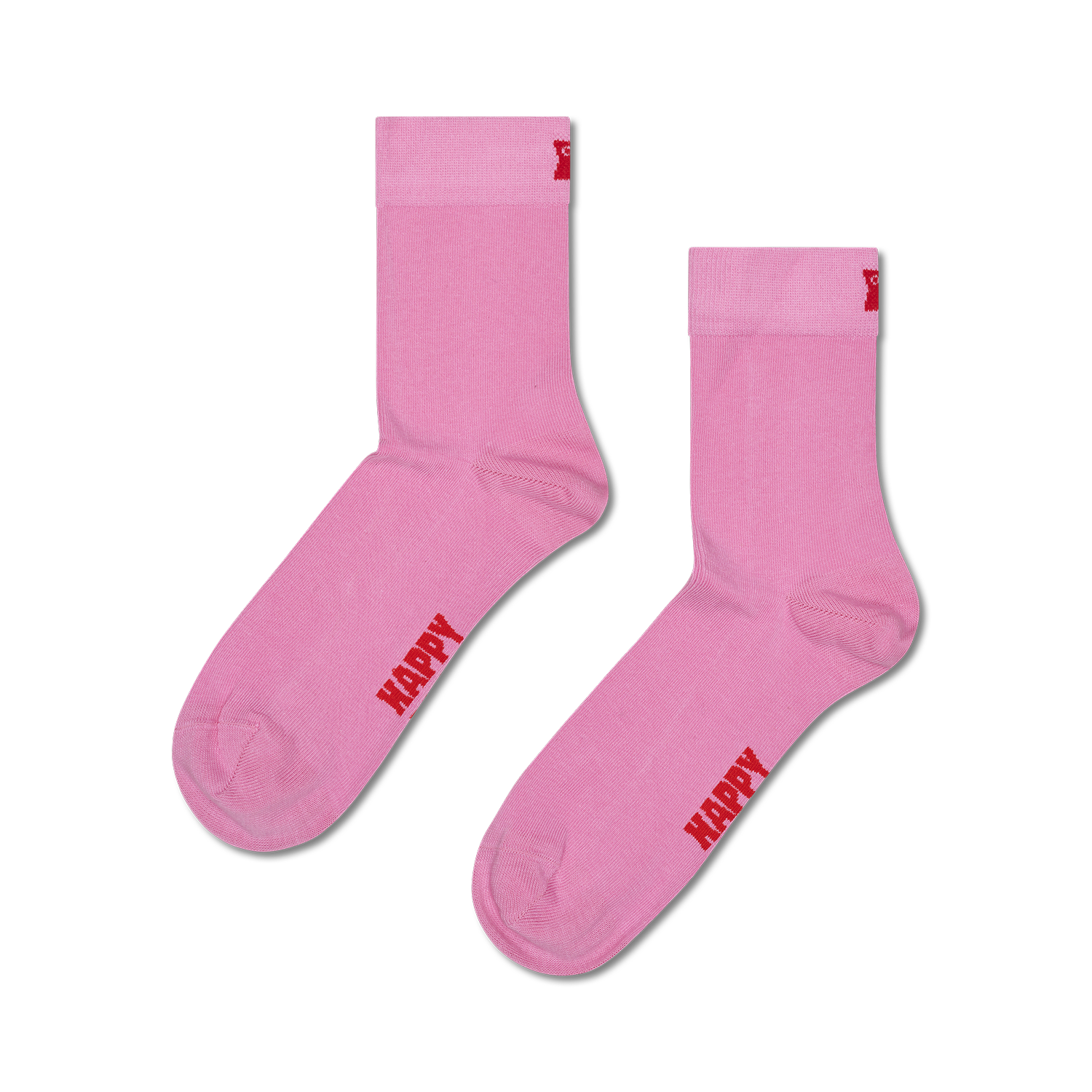 Solid Short Crew Socks