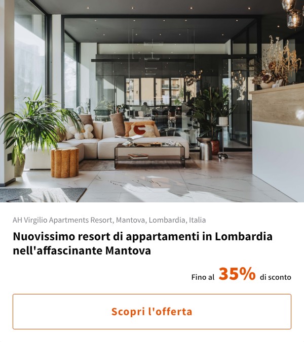 Nuovissimo resort di appartamenti in Lombardia nell'affascinante Mantova