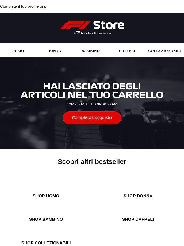 Abbiamo salvato il tuo carrello