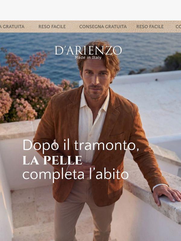 Dopo il tramonto, il blazer in camoscio per le sere d’estate