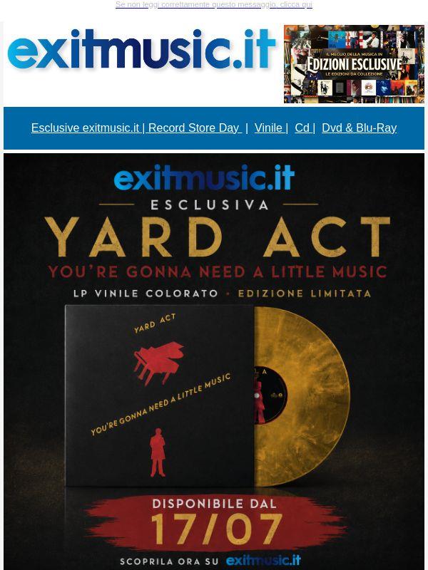 Yard Act 'You'Re Gonna Need A Little Music' @exitmusic.it .. Edizione Limitata Esclusiva Gold Marble Vinyl