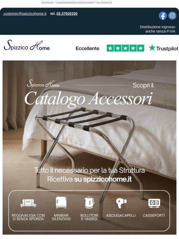 🛎️ La tua camera è davvero completa? Scopri gli accessori giusti