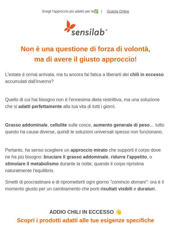 Per ogni obiettivo, una soluzione dimagrante🏋️