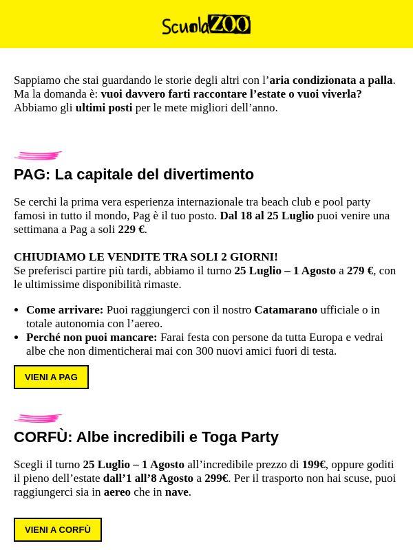 ma tipo 200€ per una settimana in Croazia o in Grecia?