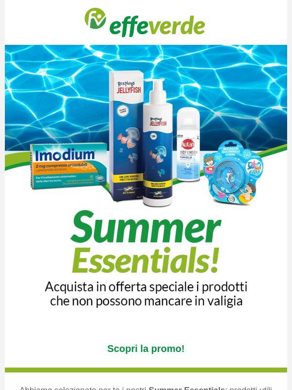 Gli essenziali dell'estate in promo! ☀️