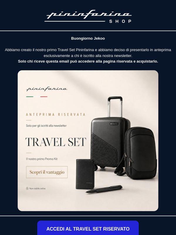 Jekoo. Questa SET PININFARINA non è visibile sul nostro shop. Una vera anteprima per te!