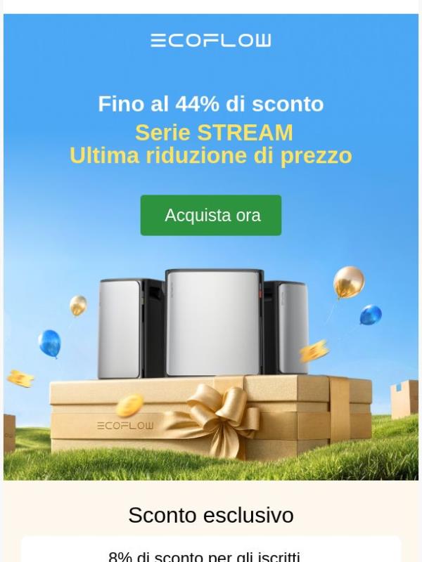 Saldi estivi STREAM: STREAM Ultra X a prezzo ridotto