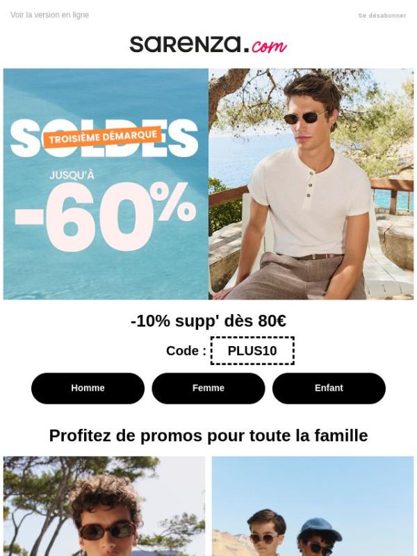 🔥 DERNIÈRES HEURES 🔥 : craquez jusqu'à -60% sans attendre !