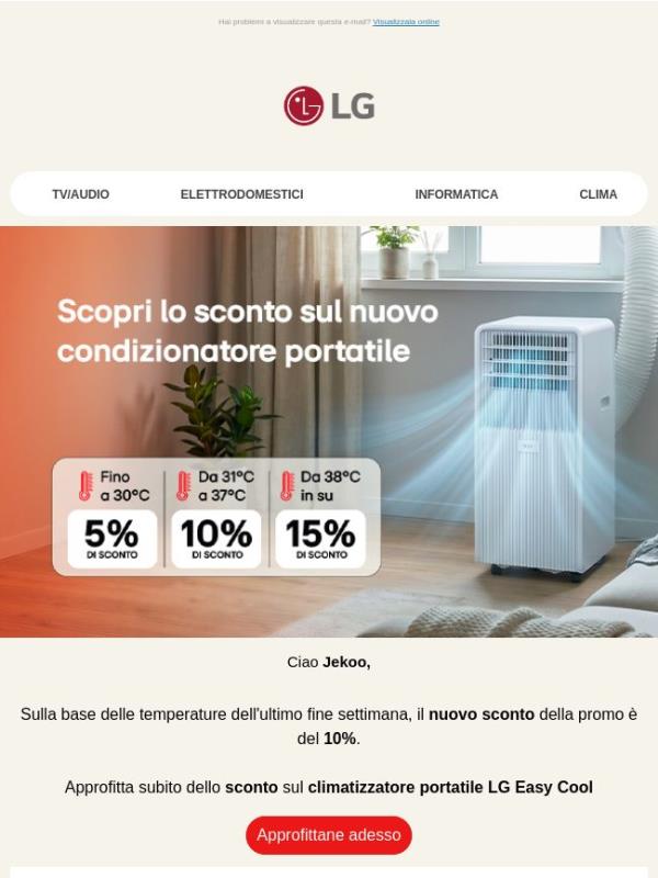 Il caldo non si ferma, e con lui i nostri sconti: questa settimana approfitta del 10%