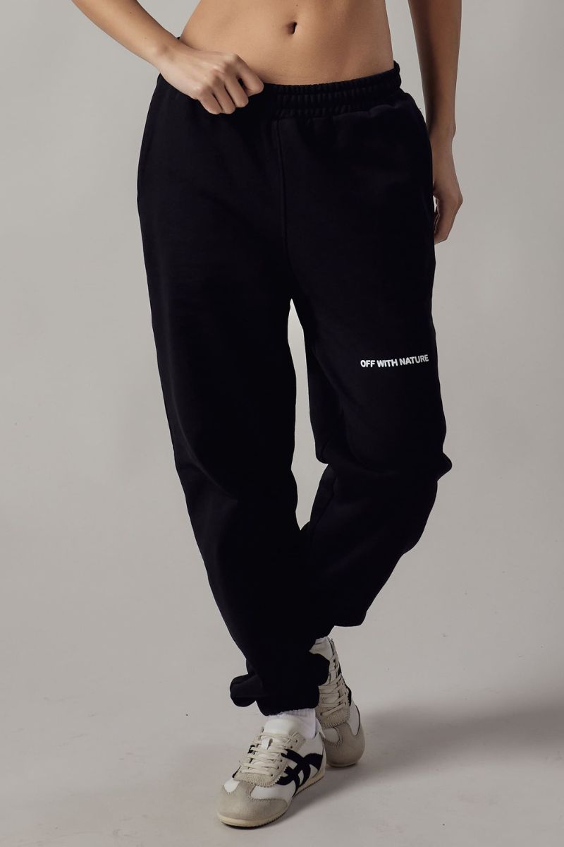 Joggers Loose Fit Unisex Black