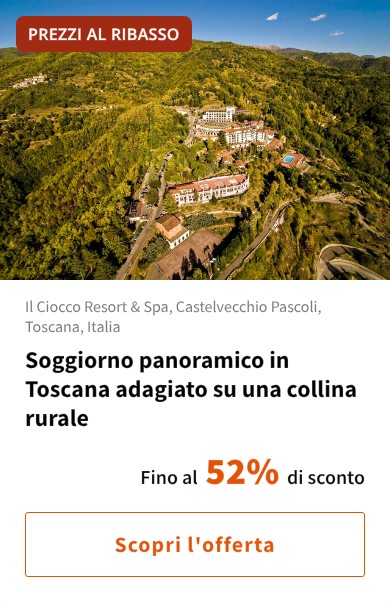 Soggiorno panoramico in Toscana adagiato su una collina rurale