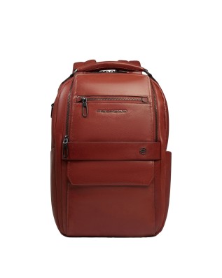 Image of Piquadro - Zaino uomo personalizzabile in pelle porta pc 13.3'' Solm