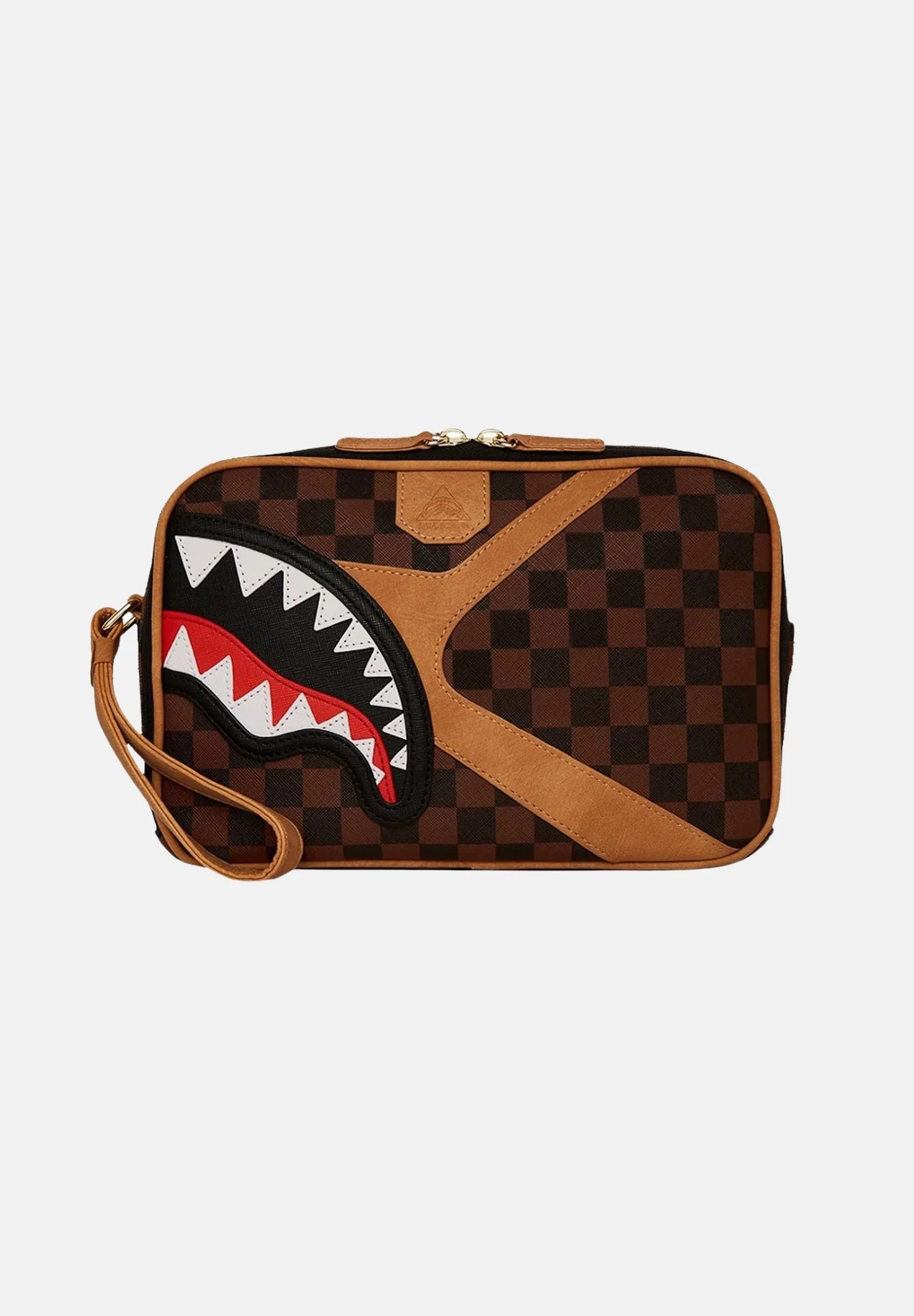 Image of SPRAYGROUND Pochette Hennyville marrone per uomo e donna