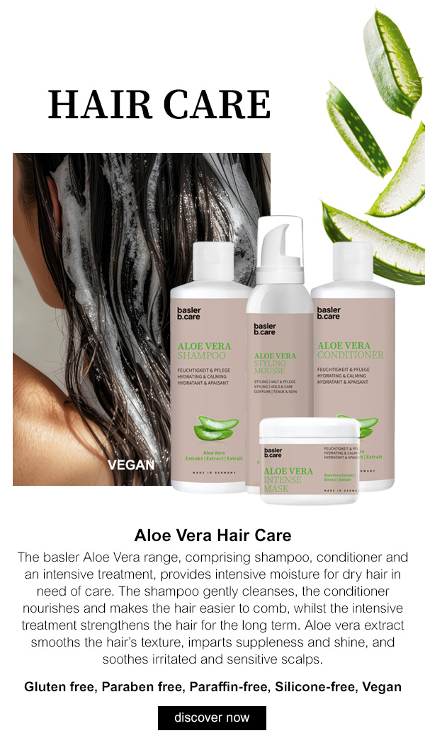 basler b.care Aloe Vera range