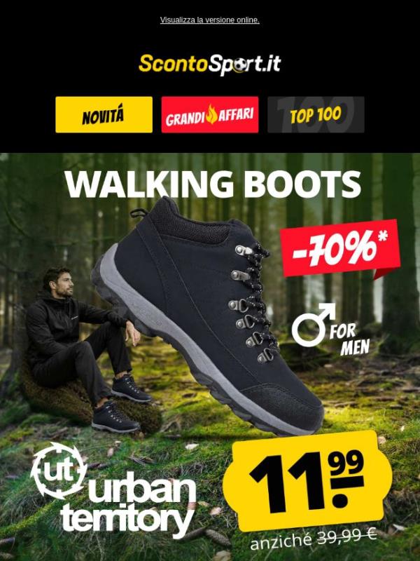 Scarponcini da trekking da uomo a soli 11,99 € 🤩