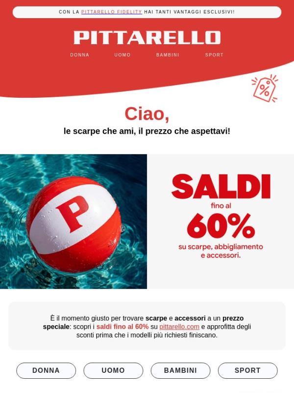 -60% sui tuoi preferiti 💥 Approfitta dei saldi!