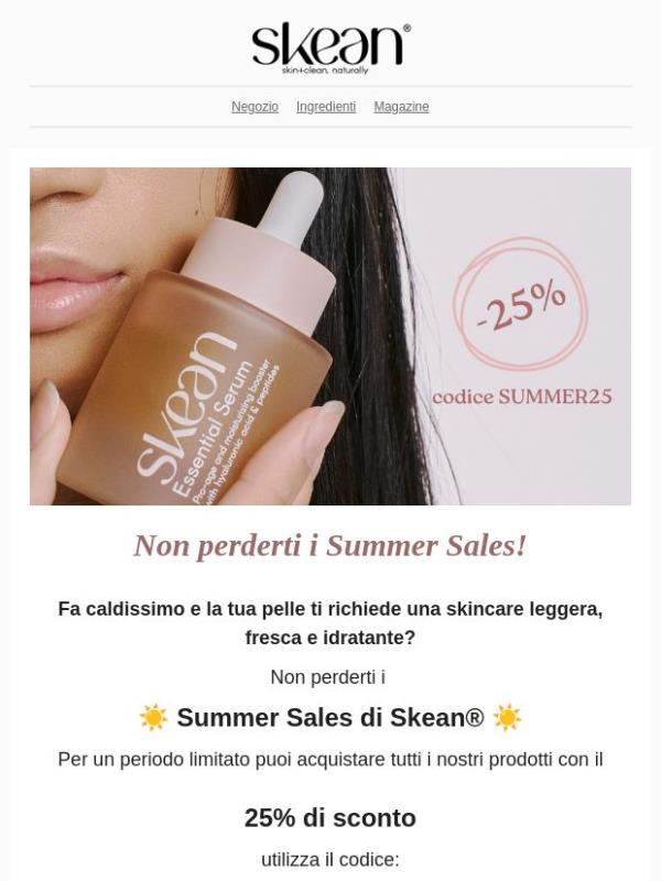 ☀️ Non perdere i Summer Sales