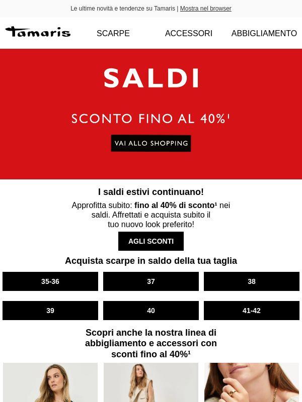 Saldi estivi – Fino al 40% di sconto 🤩