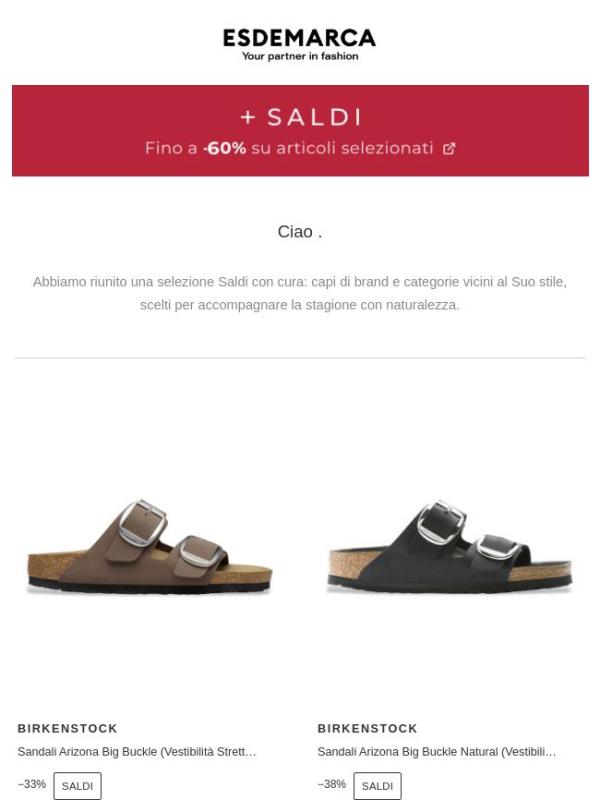 Saldi scelti con cura
