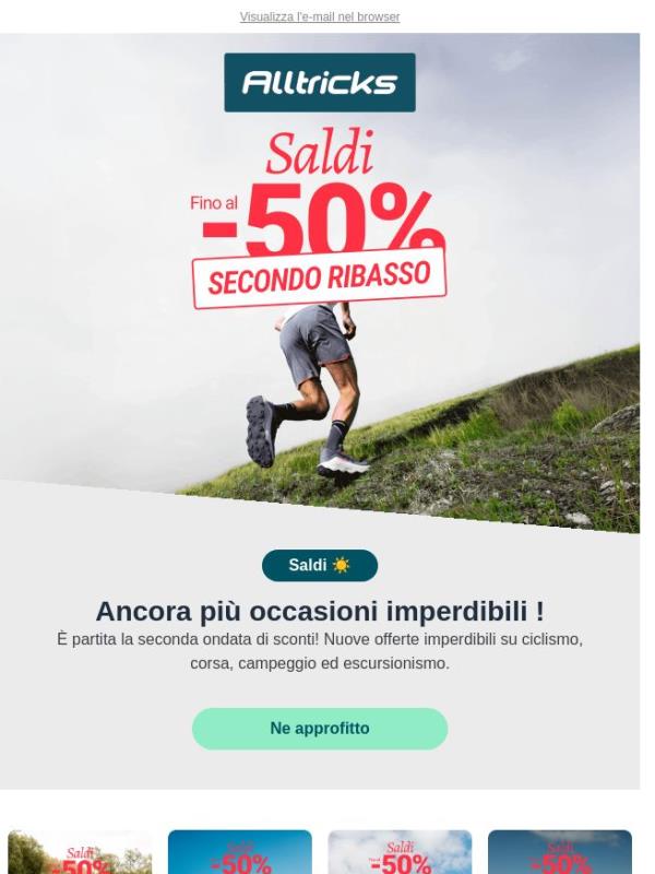 I saldi continuano (e i prezzi scendono ancora!)