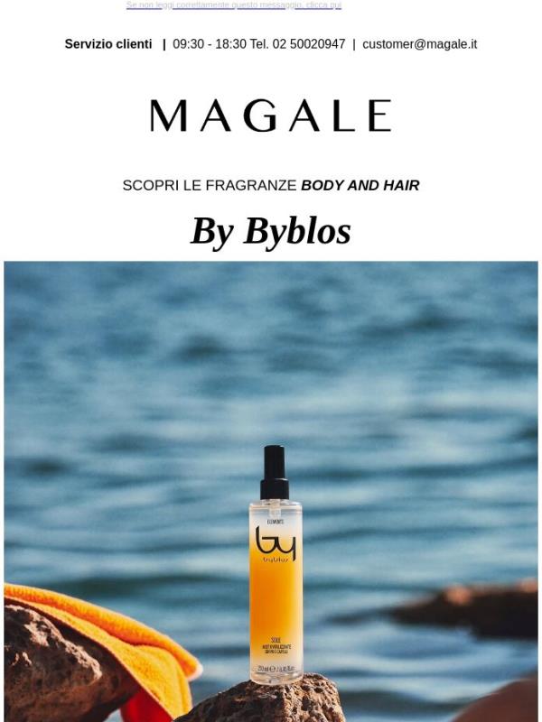 Scopri le fragranze By Byblos: Corpo & Capelli✨