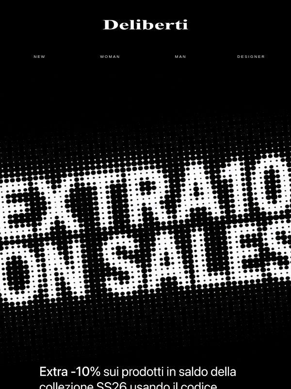 COUPON: EXTRA10 / Extra -10% sui saldi estivi, inizia ora!