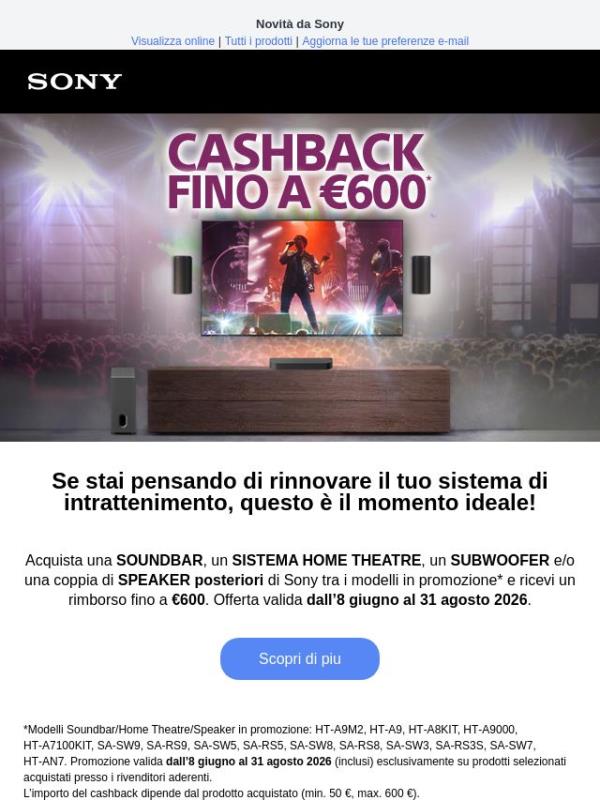 Un vantaggio esclusivo ti aspetta!