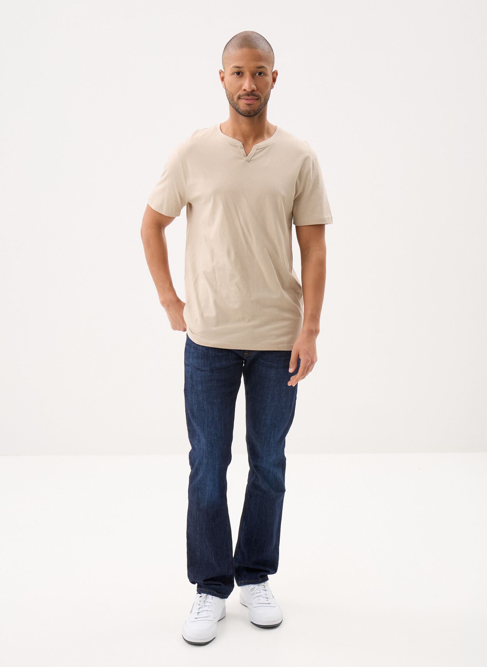 Lee Jeans droit Slim Straight homme bleu
