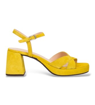 Sandali in Pelle Zaida 20 Giallo